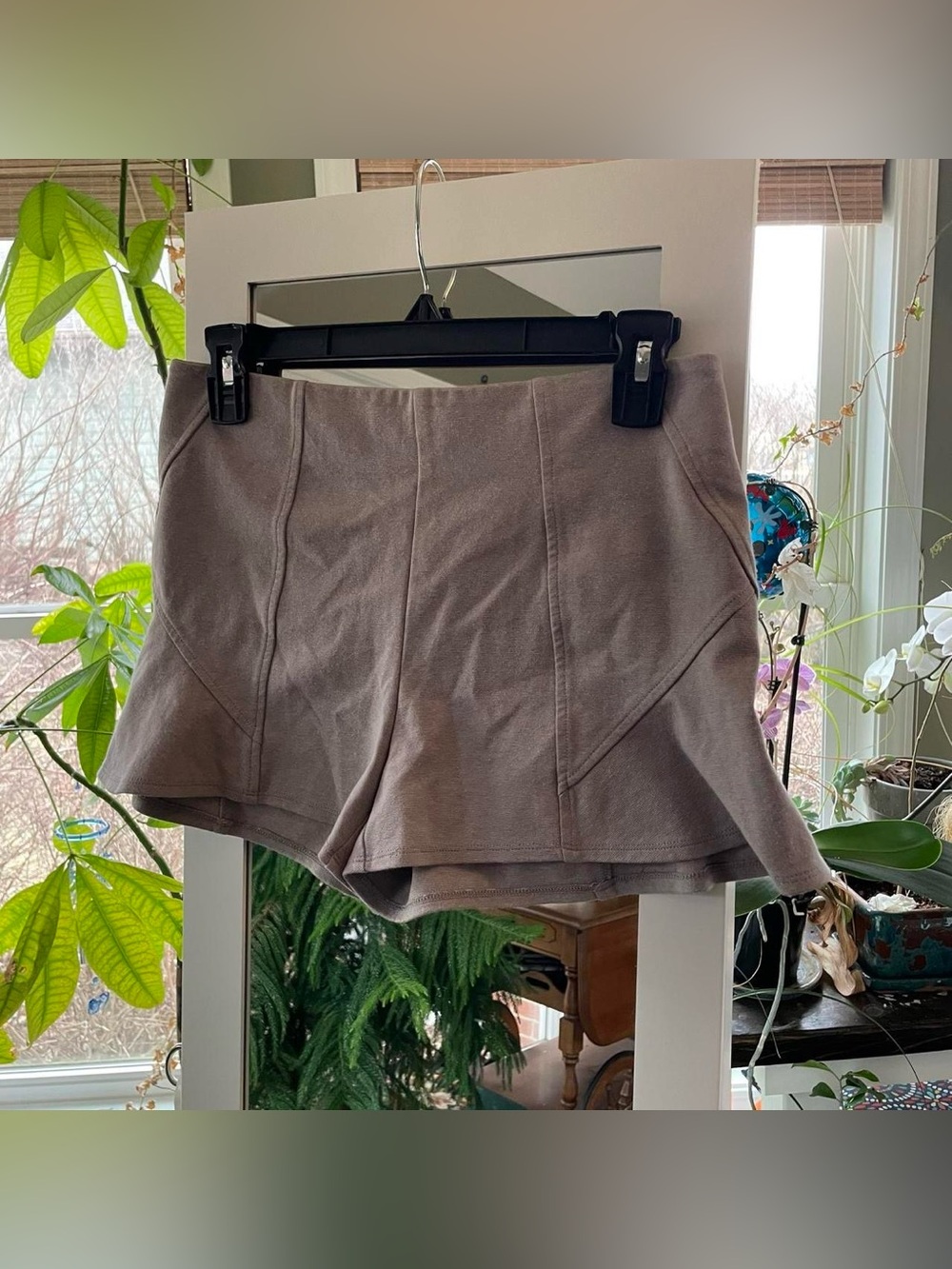 Free People Flare Hem Shorts